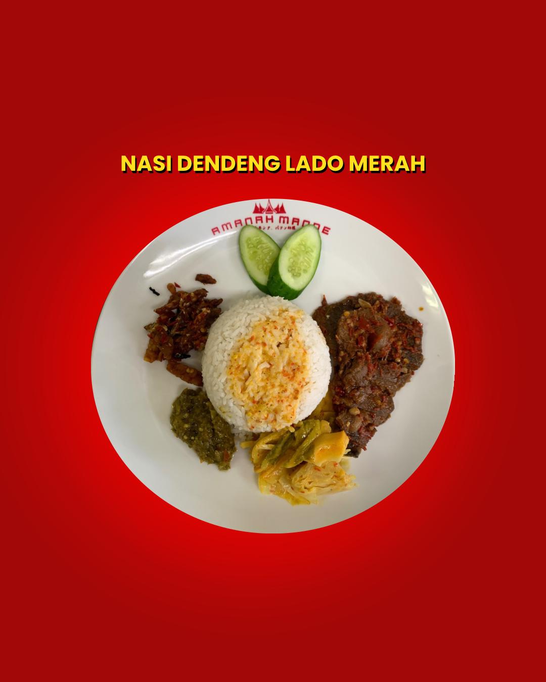 Nasi Ramas Dendeng Lado Merah
